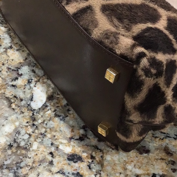 Kate Spade NY Giraffe Print ~ Rare Made in Italy Original Price $400 - Picture 11 of 13